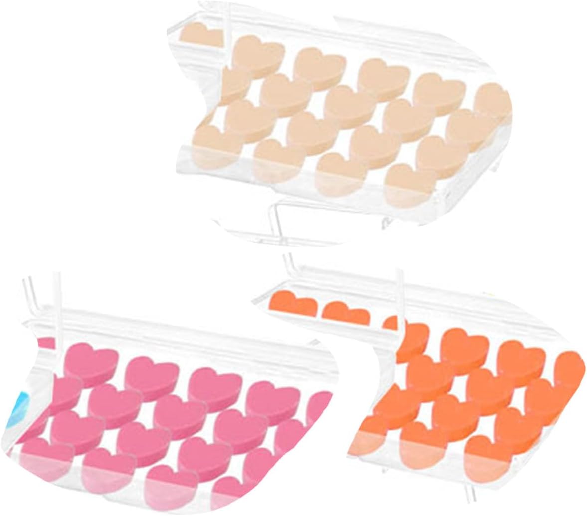 Ultra-Soft Noise Cancelling Sleeping Ear Plugs - Moldable Silicone,Wear Comfortable Noise Repairing Ear Plugs,Reusable,for Adults, Kids and Swimming (Color 2, Heart-Shaped)