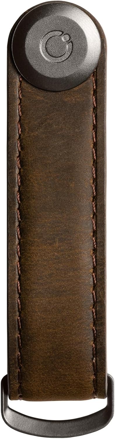 Orbitkey Crazy Horse Leather Key Organizer | Quiet Profile | Holds up to 7 Keys