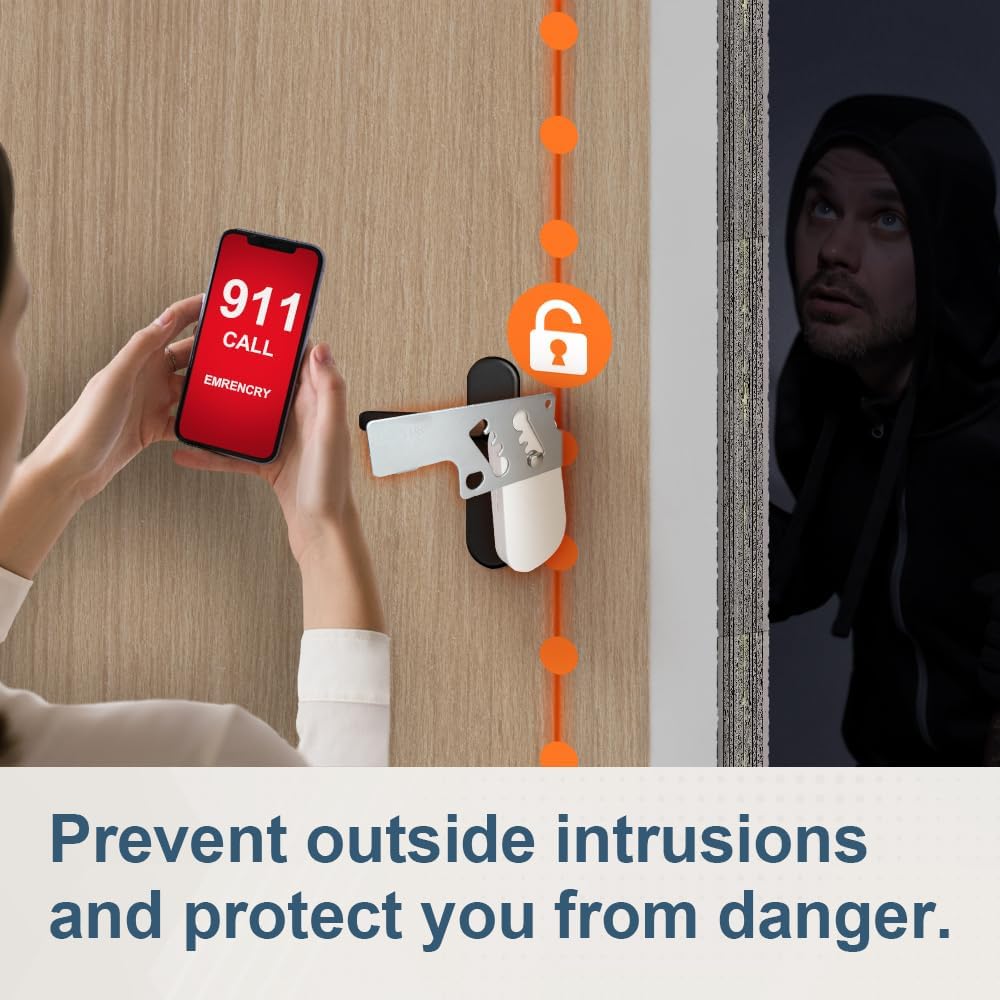 SeDoLi Portable Door Lock (Mute Dark Grey)