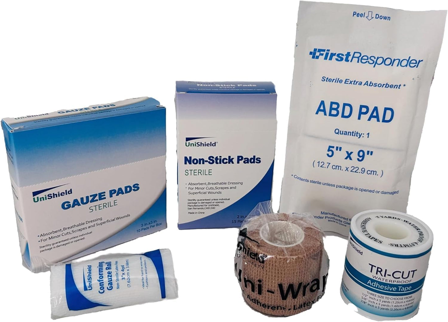 Class-B First Aid Refills Medication Without Cabinet | Essential Medications for Emergency Preparedness | Ensuring Long-Lasting Reliability | Exceeds OSHA/Ansi Z308.1 2015 | Over 1250 PCS