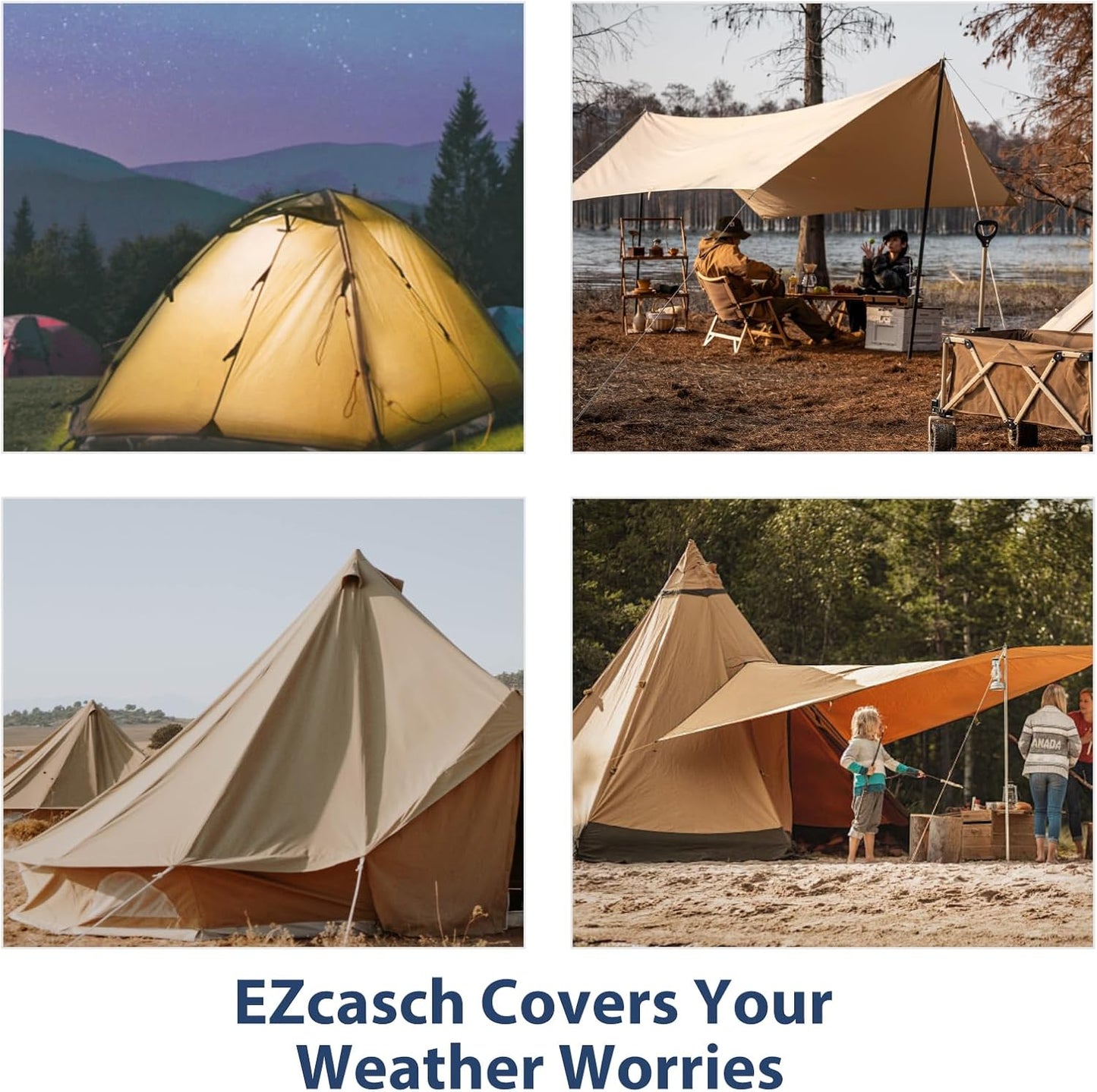 20’x24’ Canvas Tarp Heavy Duty Water Resistant Tarpaulins with Aluminum Grommets,UV Resistant, 22Mil Multipurpose Drop Cloth, 14oz Cover Sheet for Outdoor and Indoor Use with Ropes Yellow