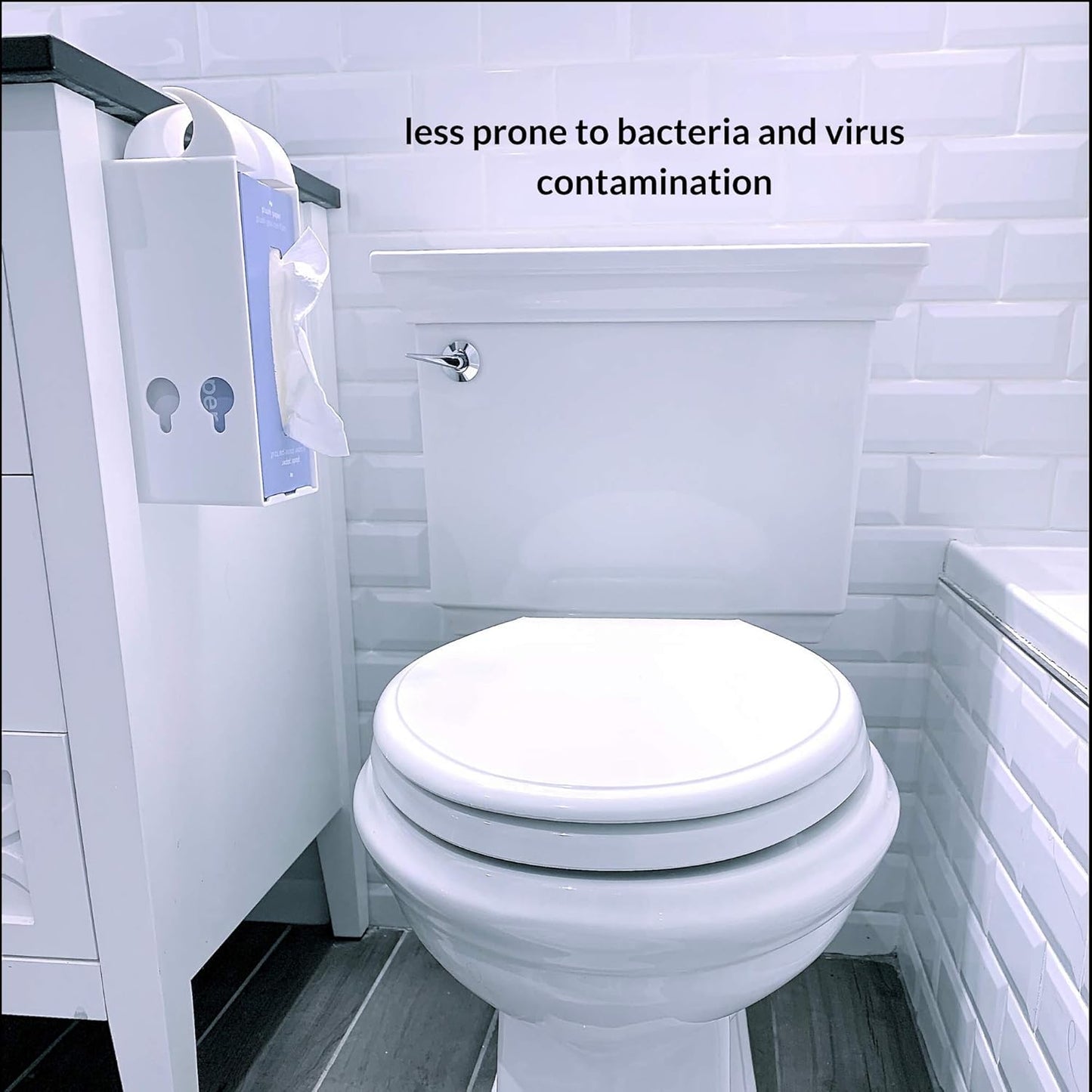 Toilet Paper Holder + 4 Boxes 320 Wipes Septic Safe Tube Free 4 Ply Soft RV Essential and Mom Approved for Travel Trailers Campers Marine Biodegradable Set Includes Self Adhesive