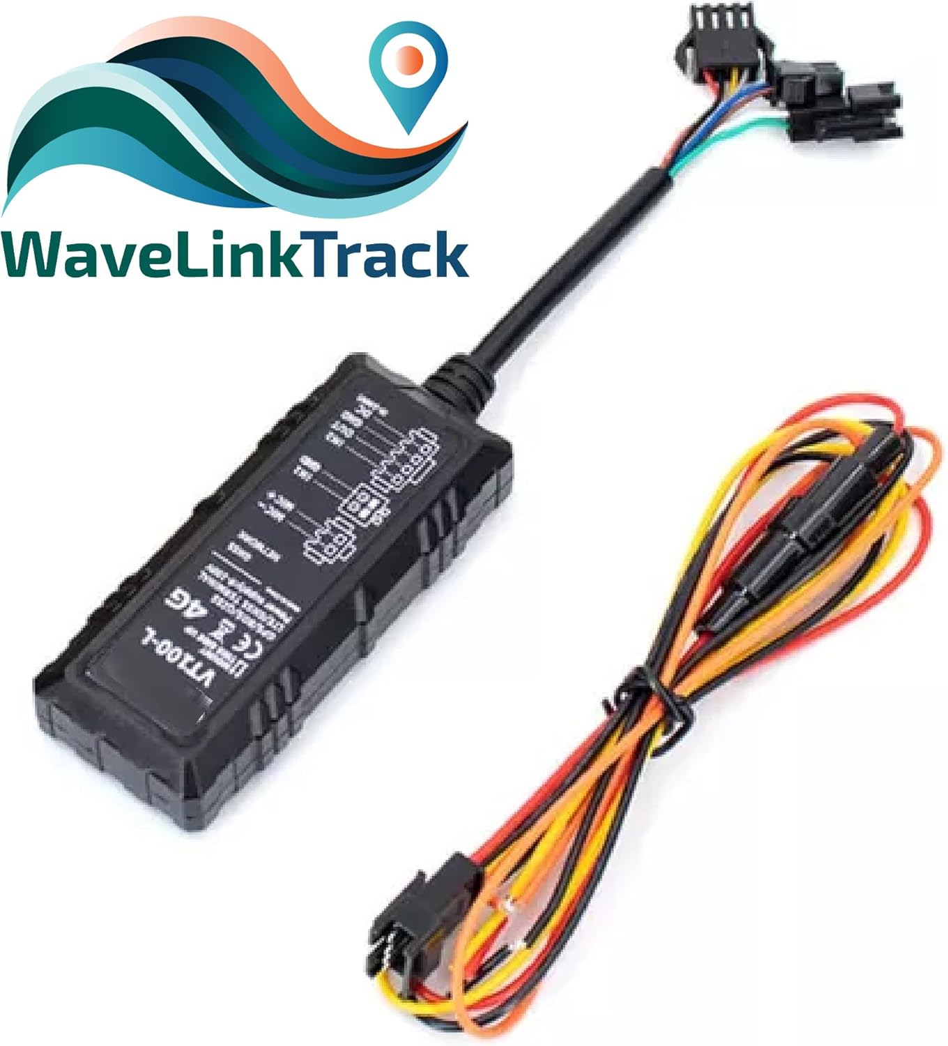 WaveLinkTrack 4G GPS Vehicle Tracker – Real-Time Monitoring, 5-Sec Updates | 1-Year Subscription with Pre-Installed SIM & Data Plan Included | Ideal for Personal Cars, Trucks & Fleet Management