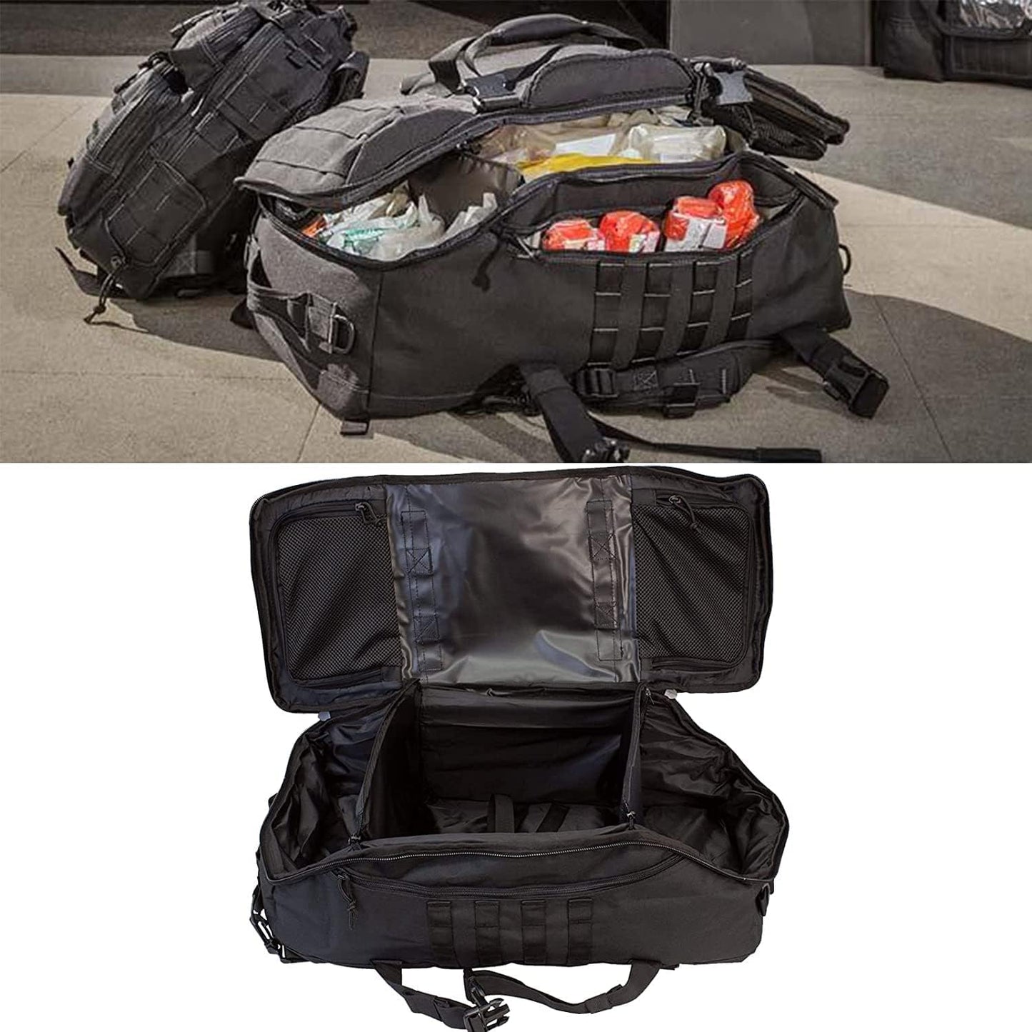 3 In 1 Military Backpack Travel Duffle Bag for Weekender Gym Traveling Workout Deployment