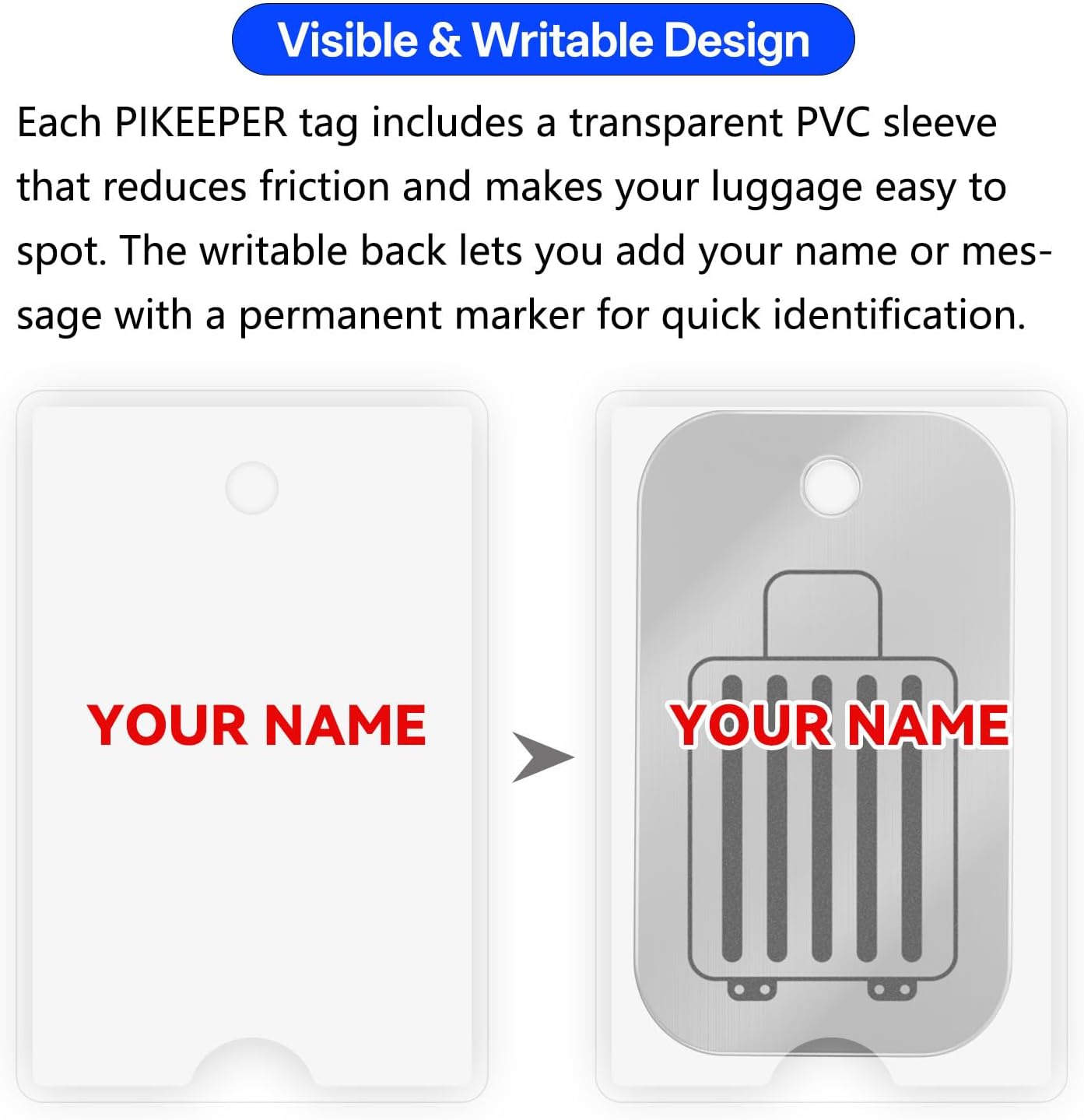 Smart QR Code Luggage Tags - Show Location When Scanned, Customizable Info with Privacy Protection, 4-Pack Waterproof & Durable Travel Labels for Suitcases, Backpacks & More