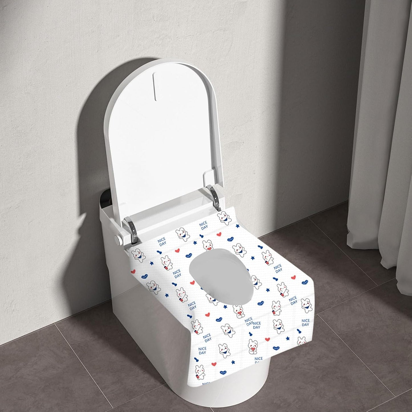 20 Pack Toilet Seat Covers Disposable, Portable Toilet Seat Cover for Travel Waterproof Potty Covers for Toddler(Individually Wrapped)