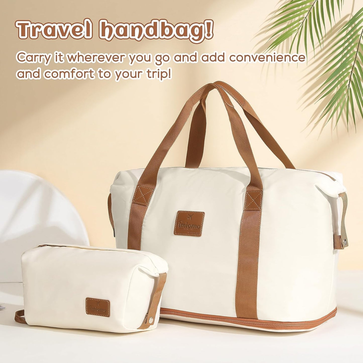 imiomo Luggage Sets 3 Piece,Expandable Hardside Suitcase Set with Spinner Wheels,Lightweight Travel Luggage set with TSA Lock(20/24/28,White)