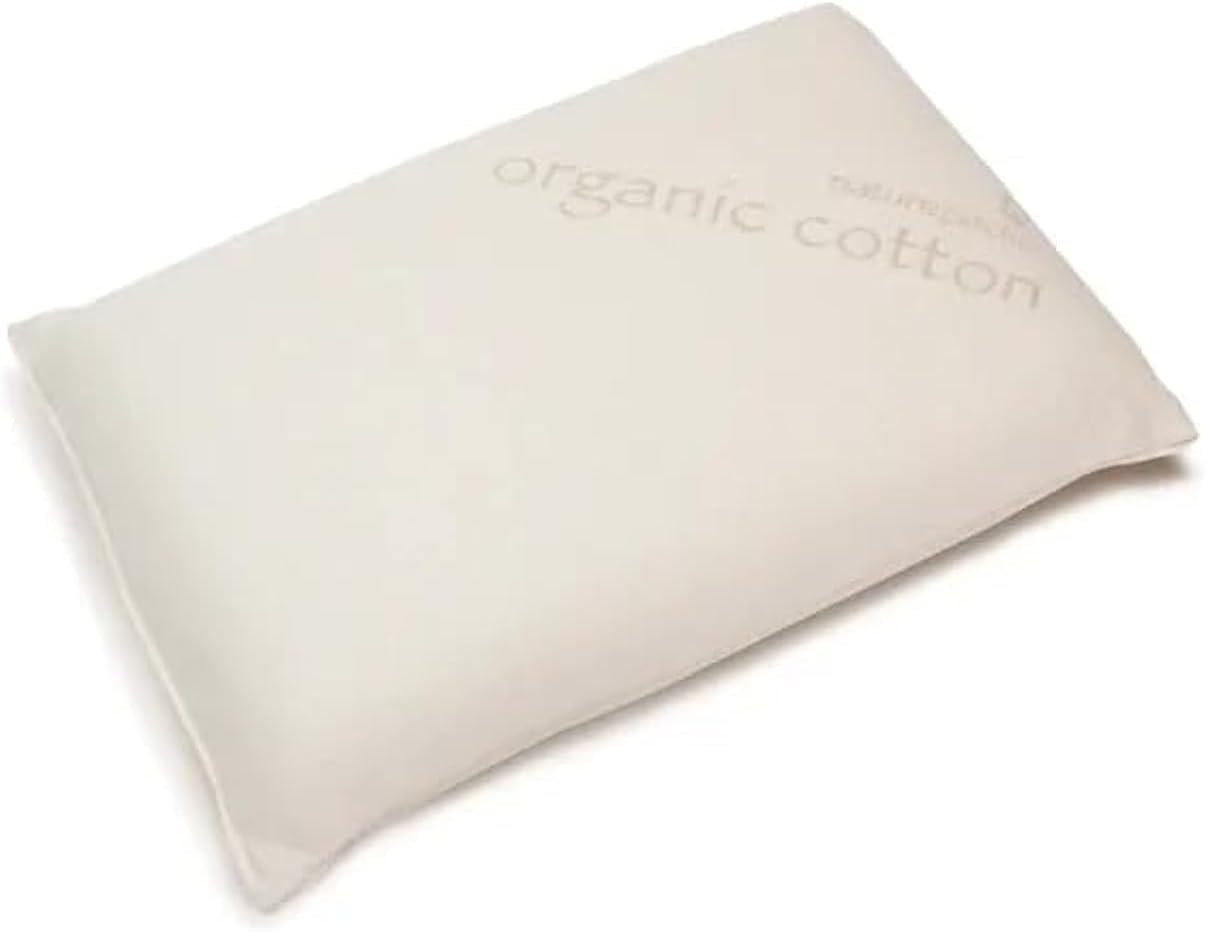 Naturepedic Organic Latex Pillow - Standard Bed Pillow with Soft Comfort - Luxury Pillow with Adjustable Fill for Comfortable Sleeping, Back Support and Neck Pain Relief