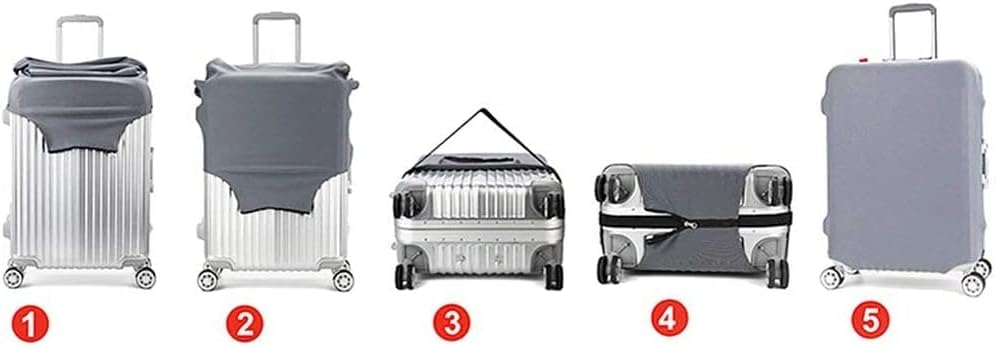 Travel Luggage Cover, Suitcase Protector Bag Fits 19-20 Inch Luggage Colorfulmaple