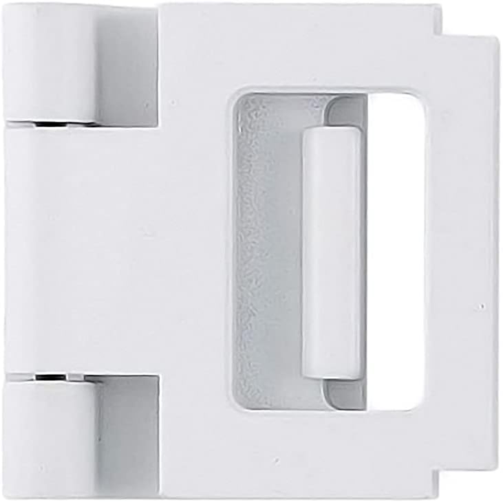 Door Lock for in-Swinging Doors, Home Security Latch Device, Childproof, Easy to Install (White)