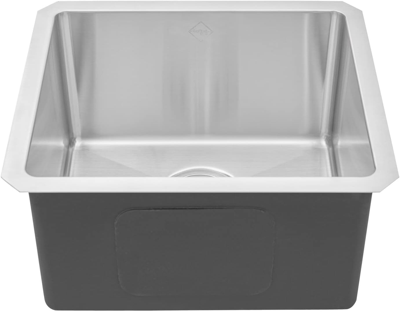 17 in. x 15 in. x 9 in. 16-Gauge Stainless Steel Undermount Single Bowl Bar Prep Kitchen Sink with Collapsible Colander Set and Strainer