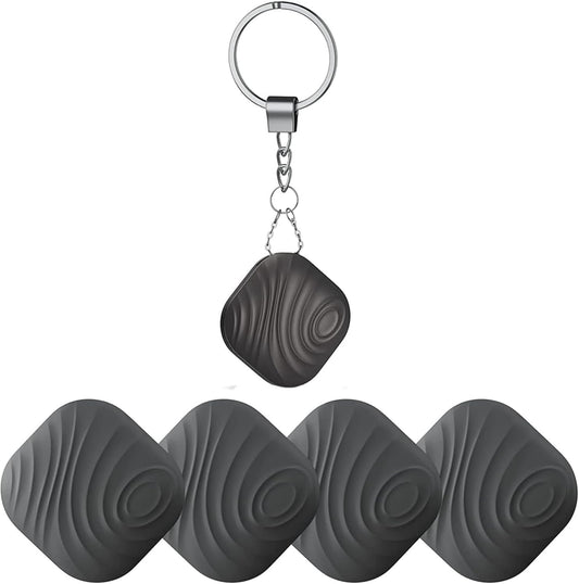 Findthing Key Finder Smart Tag 4-Pack - Bluetooth Tracker Item Locator with Key Chain - Both iOS and Android Compatible for Keys Pet Wallets Backpacks and Tablets