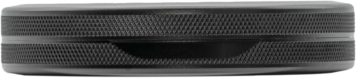 Metal Pouch Can | Metal Container | Slim EDC Pocket Tin | Airtight & Moisture-Resistant | Compact Daily Organizer | Pill Case & Travel Tin | Father’s Day Gift for Dad | (Insignia Ed, Black, Slim)