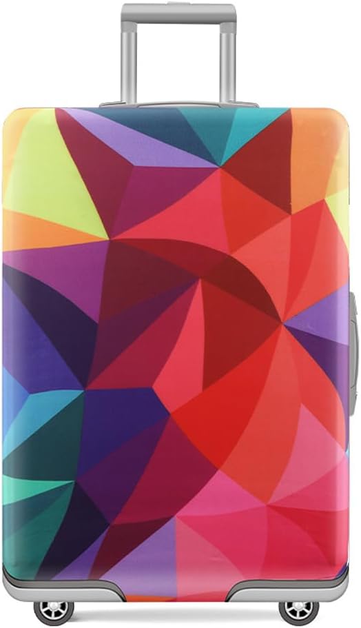 MosaiRudo Travel Luggage Covers For Suitcase Tsa Approved,Suitcase Cover Protector Fit 18-32 Inch Luggage Travel Accessories (T2488, L)