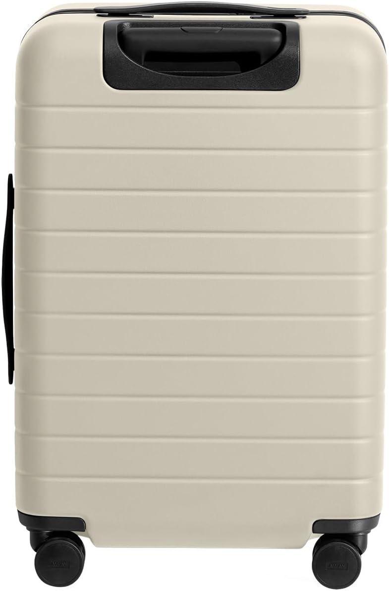 Away Bigger Carry-On Luggage, Lightweight Hardside Large Suitcase with Spinner Wheels, TSA Lock, Airline Approved, Salt White Matte