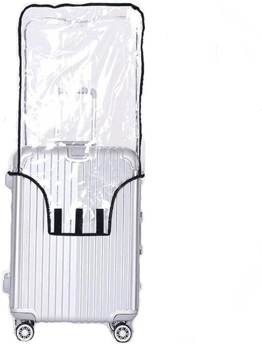 JenKin Luggage Protector Suitcase Cover PVC Waterproof Travel Suitcase Fits Most 20" to 30"(28")