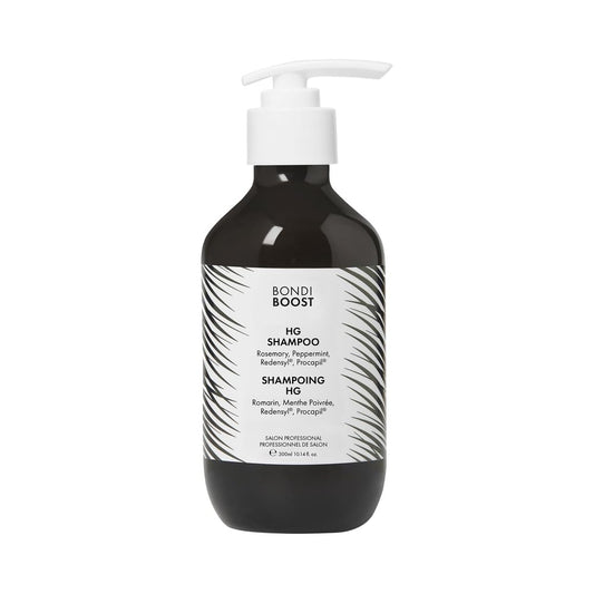 BONDIBOOST HG Anti-Thinning Shampoo for Women & Men [10.14 fl oz], Clinically Tested to Promote Fuller + Thicker-Looking Hair, Natural Mint Scent + Procapil, Redensyl & Rosemary Formula, Sulfate-Free