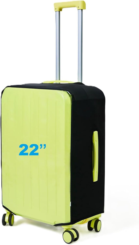 Clear Luggage Cover Protectors For Suitcases,Elastic Transparent waterproof PVC Suitcase Covers Protector Fit 20-30 Inch wheeled Luggage (22")