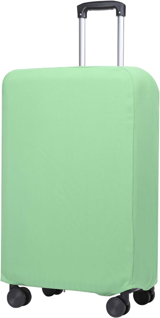 PATIKIL Luggage Cover, Suitcases Covers Elastic Carry on Cover Protector Washable Scratch-Resistant Fits 19-21 Inch Luggage for Travel Business Trips, Light Green