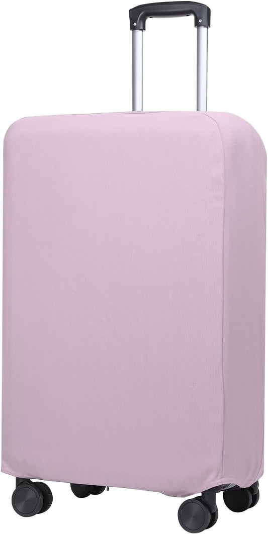 PATIKIL Luggage Cover, Suitcases Covers Elastic Carry on Cover Protector Washable Scratch-Resistant Fits 24-25 Inch Luggage for Travel Business Trips, Lavender Purple