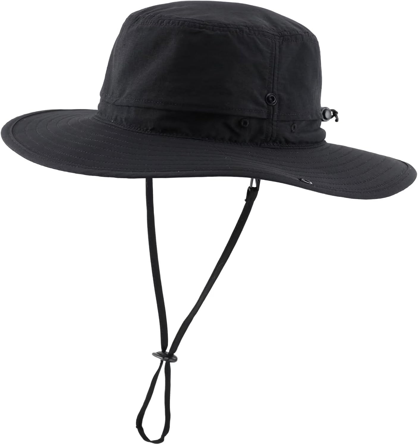 Connectyle Sun Hat for Men Women Outdoor UV Protection Safari Hat for Fishing Hiking Gardening Breathable Cowboy Hat UPF50