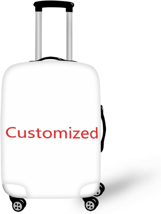 Customized Travel Luggage Covers Anti Scratch Thick Personalized Suitcase Case Fits 30-32 Inch