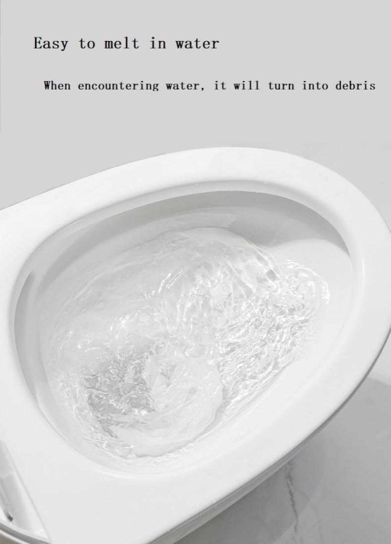Toilet Seat Cover Paper Flushable (40 Pcs) ，Thickening, Enlarging- Flushable - 22x16.54" (Half-Fold)