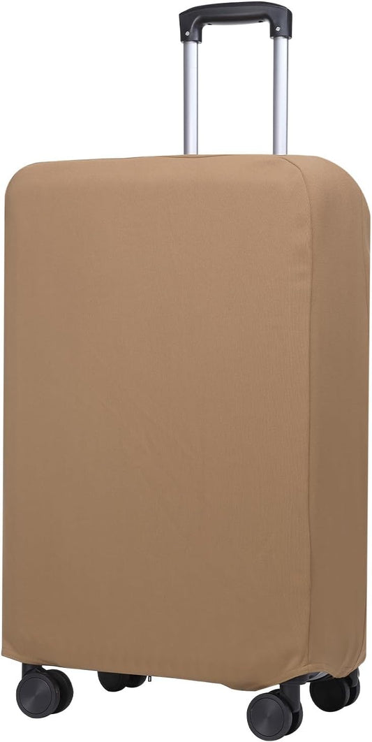PATIKIL Luggage Cover, Suitcases Covers Elastic Carry on Cover Protector Washable Scratch-Resistant Fits 28-29 Inch Luggage for Travel Business Trips, Khaki