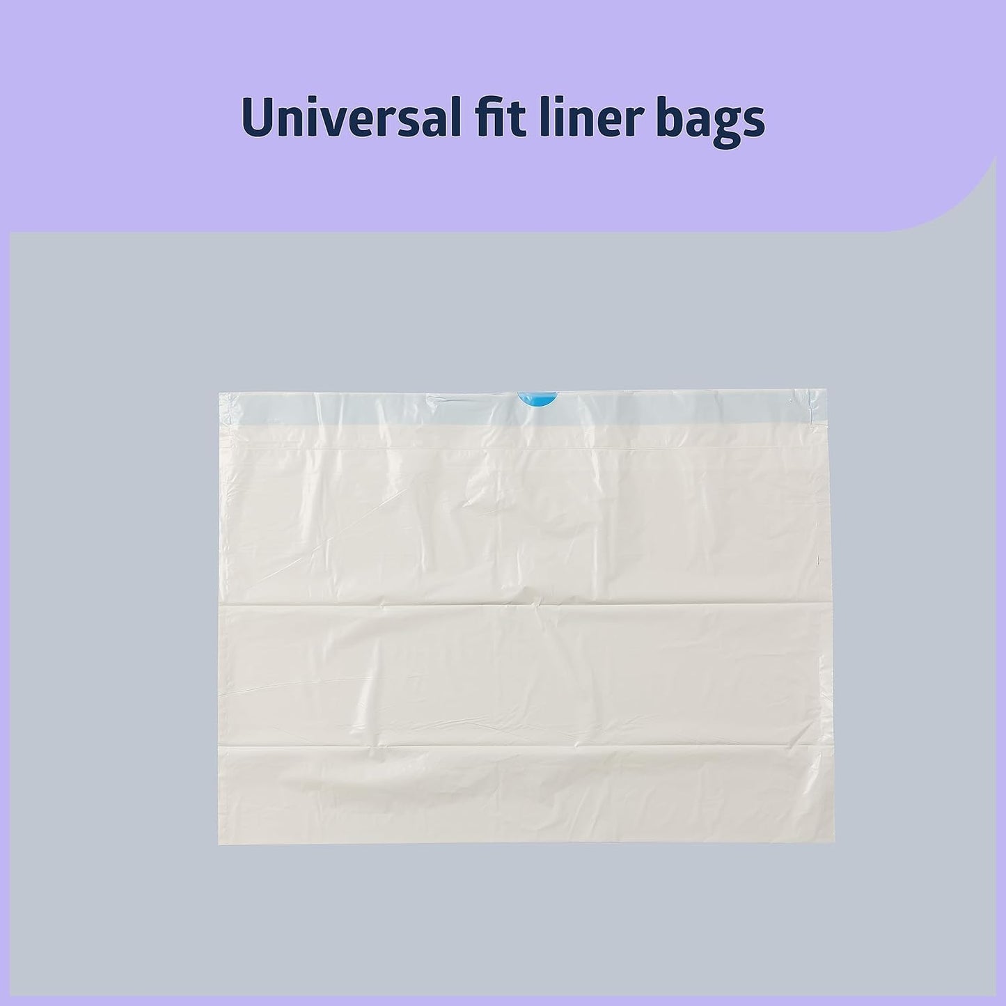 Disposable Commode Liners – 50 Count Universal Fit Toilet Liners for Bedside Commodes, Camping, Travel & More – Leak-Proof, Easy-Tie Bags