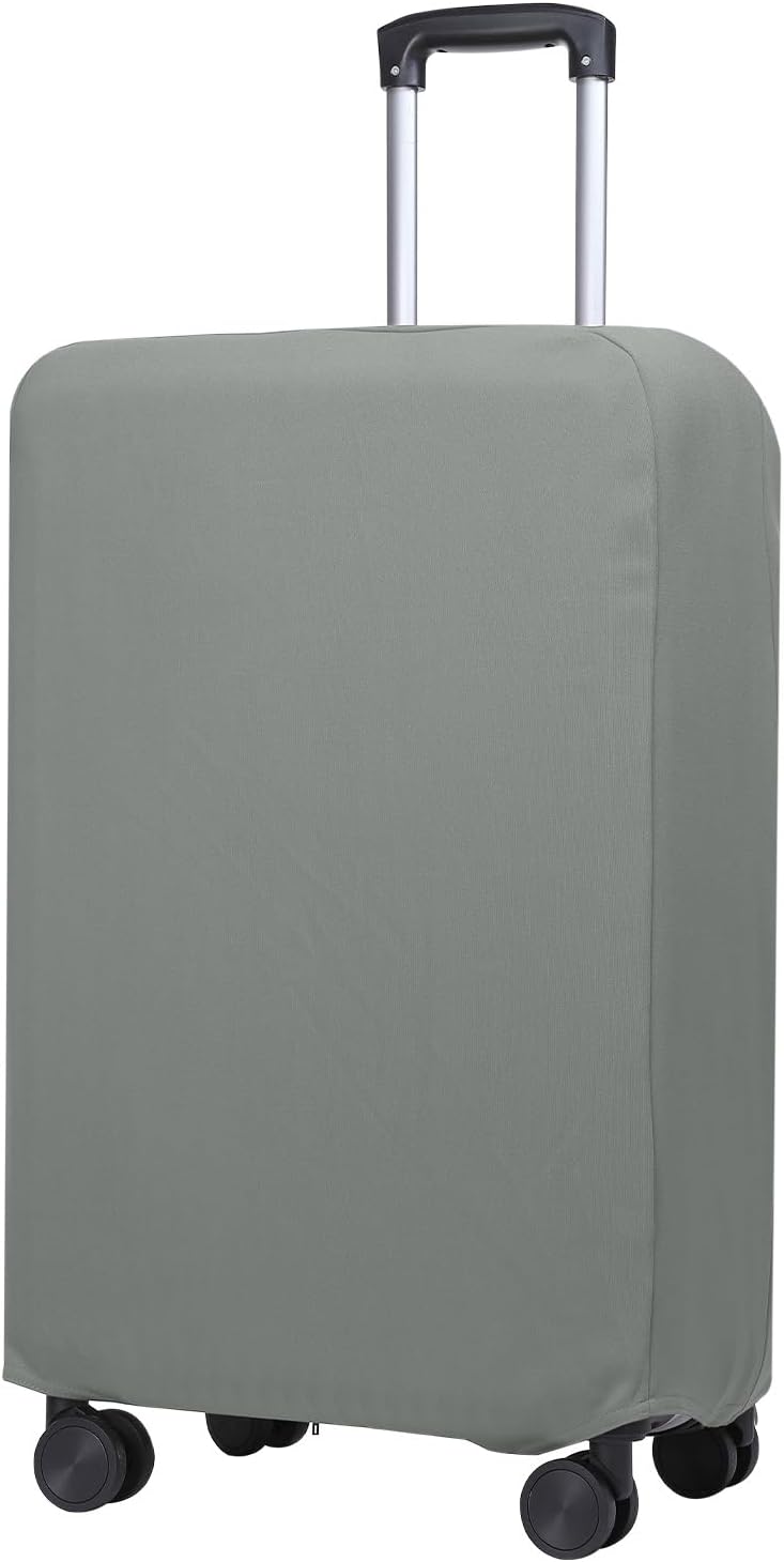 PATIKIL Luggage Cover, Suitcases Covers Elastic Carry on Cover Protector Washable Scratch-Resistant Fits 19-21 Inch Luggage for Travel Business Trips, Gray