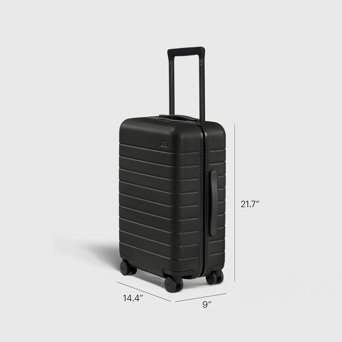 Away Carry-On Luggage, Lightweight Hardside Suitcase with Spinner Wheels, 22 Inch Airline Approved, TSA Lock, Tango Red