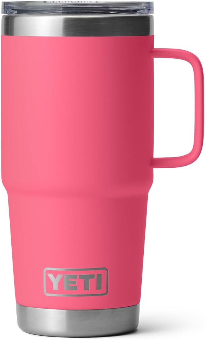 YETI Rambler 20 oz Travel Mug, Stainless Steel, Vacuum Insulated with Stronghold Lid