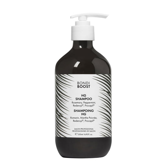 BONDIBOOST HG Anti-Thinning Shampoo for Women & Men [16.90 fl oz], Clinically Tested to Promote Fuller + Thicker-Looking Hair, Natural Mint Scent + Procapil, Redensyl & Rosemary Formula, Sulfate-Free
