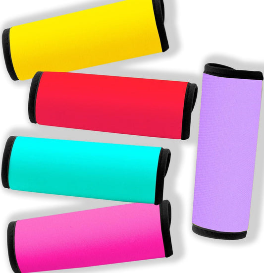 Neoprene Luggage Handle Wraps for Traveling Bright Color Luggage Identifiers|Handle Wraps|Handle Covers