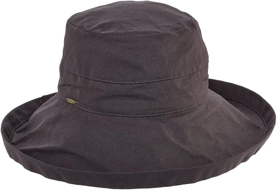Scala Women's Cotton Hat with Inner Drawstring and Upf 50+ Rating
