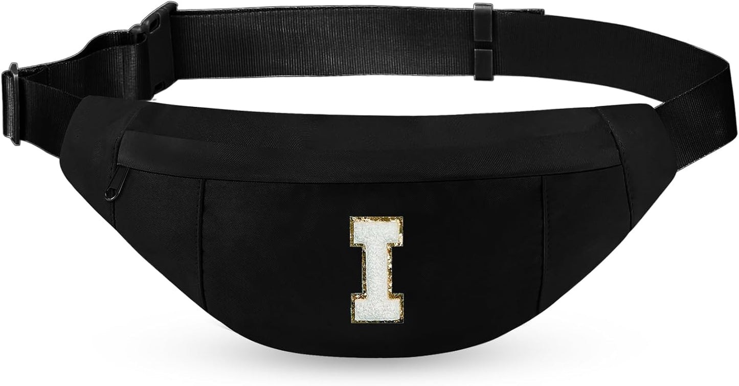 MAXTOP Large Crossbody Fanny Pack with 4-Zipper Pockets,Gifts for Enjoy Sports Festival Workout Traveling Running Casual Hands-Free Wallets Waist Pack Phone Bag Carrying All Phones