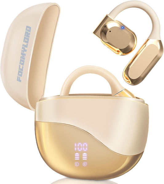 Language Translation Earbuds, 3-in-1 Translator Earbuds, 144-language Real-time Two-Way OWS Earbuds, HD Sound, Long Battery Life, fit iOS and Android, Ideal for Travel and Business, White