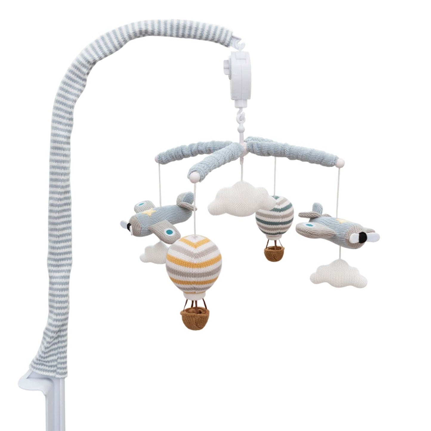 Living Textiles - Baby Music Mobile, Crib Toy, Up up and Away