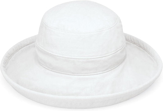 Wallaroo Hat Company Women’s Casual Traveler Sun Hat - UPF 50+ Sun Protection, Wide Brim, Packable, Adjustable, Medium