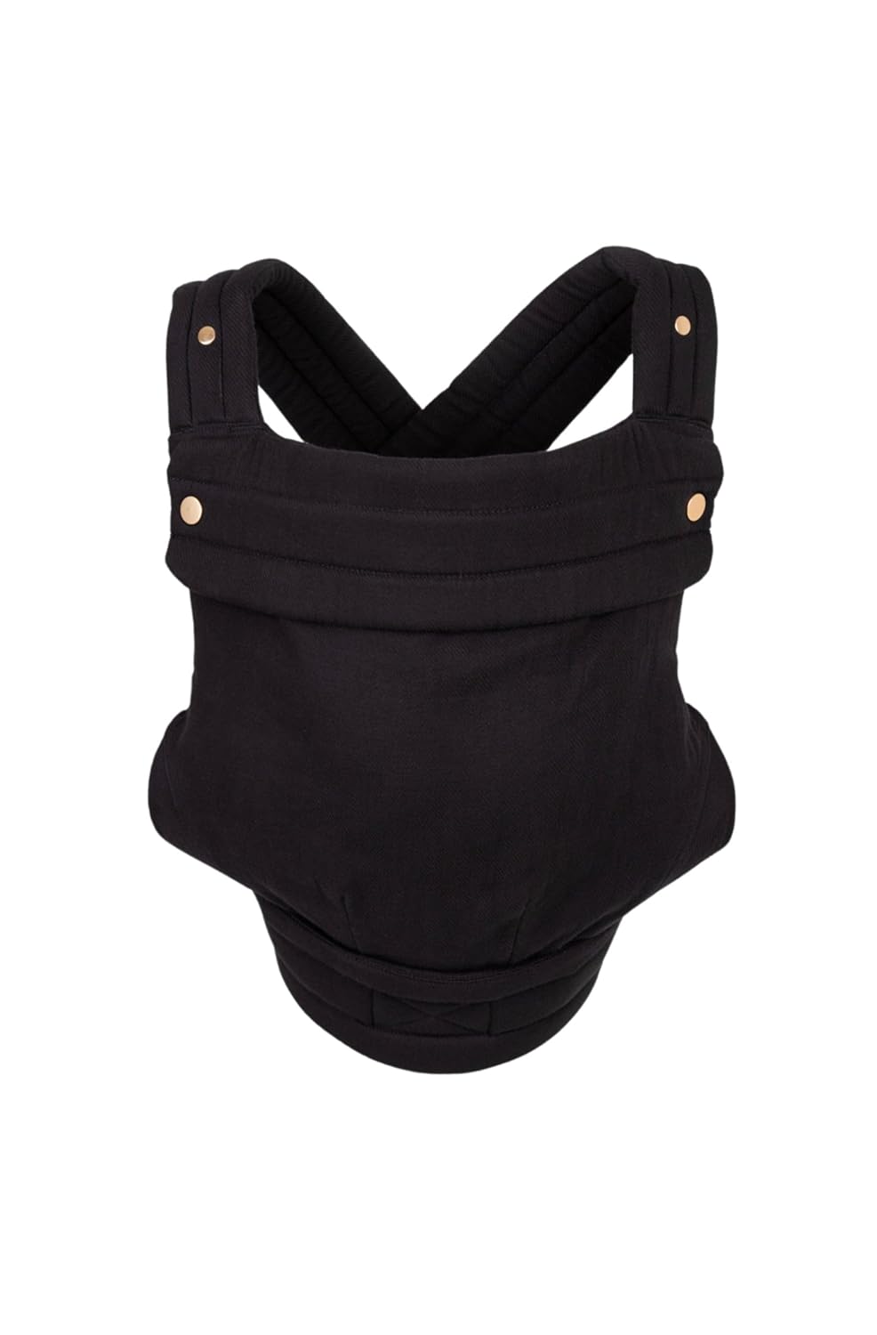 Mabē Monarch Ergonomic Baby Carrier – Premium Cotton Soft Structured Newborn to Toddler Carrier with Hip-Healthy Design, 3 Carry Positions (7-35lbs), Lightweight & Breathable, (Ebony)