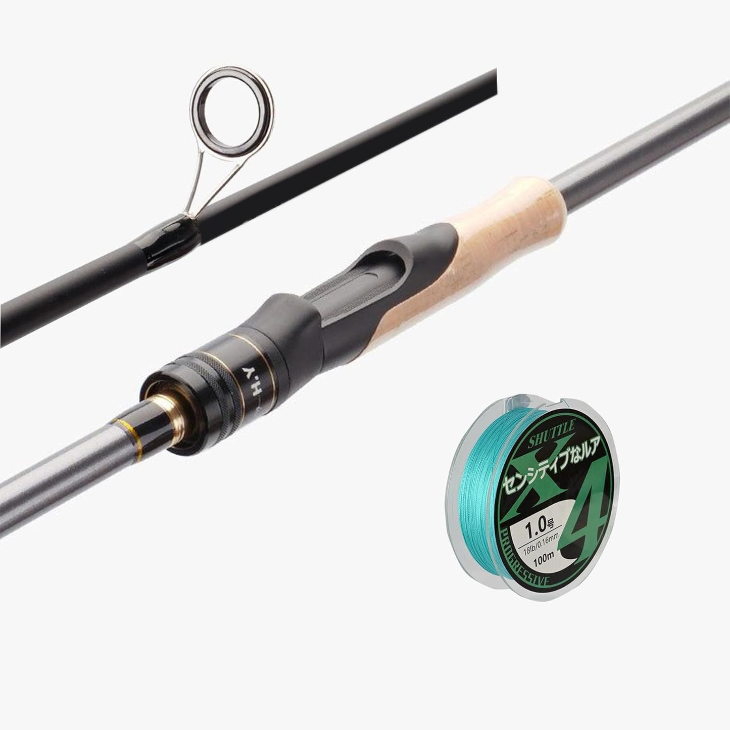 Travel Fishing Pole Combo， 4 Piece Carbon Fiber Spinning Rod Spinning Reel 7ft Braided Line Fishing Carrier Bag for Travel Saltwater Freshwater
