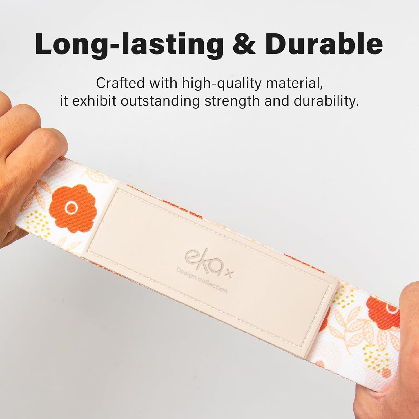 Luggage Straps for Suitcases,Adjustable Luggage Elastic Belt, Travel Essentials for Airport,Station, Vibrant Designs,(Kapok)