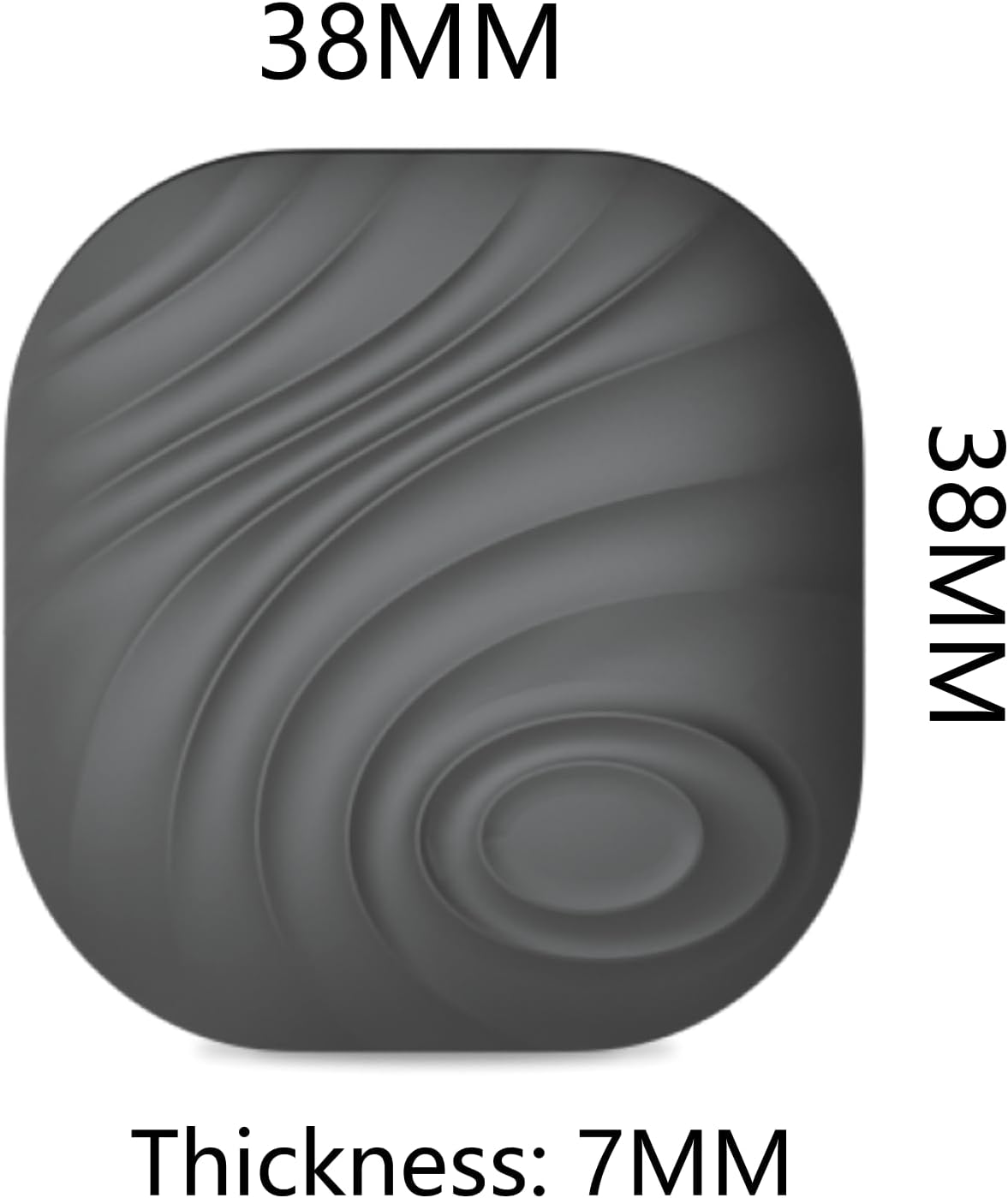 Smart Key Finder - Only iOS(Not for Android) - Bluetooth Smart Key Tracker Tag - Work for Apple Find My - Keep Track of The Items That Matter Most (2-White & 2-Coffee)