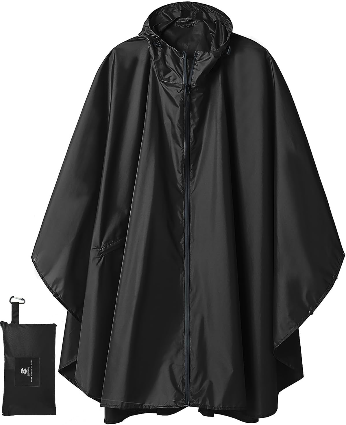 SaphiRose Unisex Rain Poncho Raincoat Hooded for Adults Women with Pockets