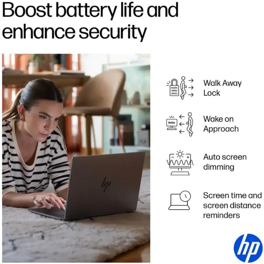 HP OmniBook X Flip 16 2-in-1 Laptop: 16" FHD+ Touchscreen, Intel Core Ultra 7 (NPU 47 Tops), 16GB RAM, 1TB SSD, Intel Arc 140V GPU, Copilot+ PC, Eclipse Gray, W/Pen Accessories, Windows 11 Pro