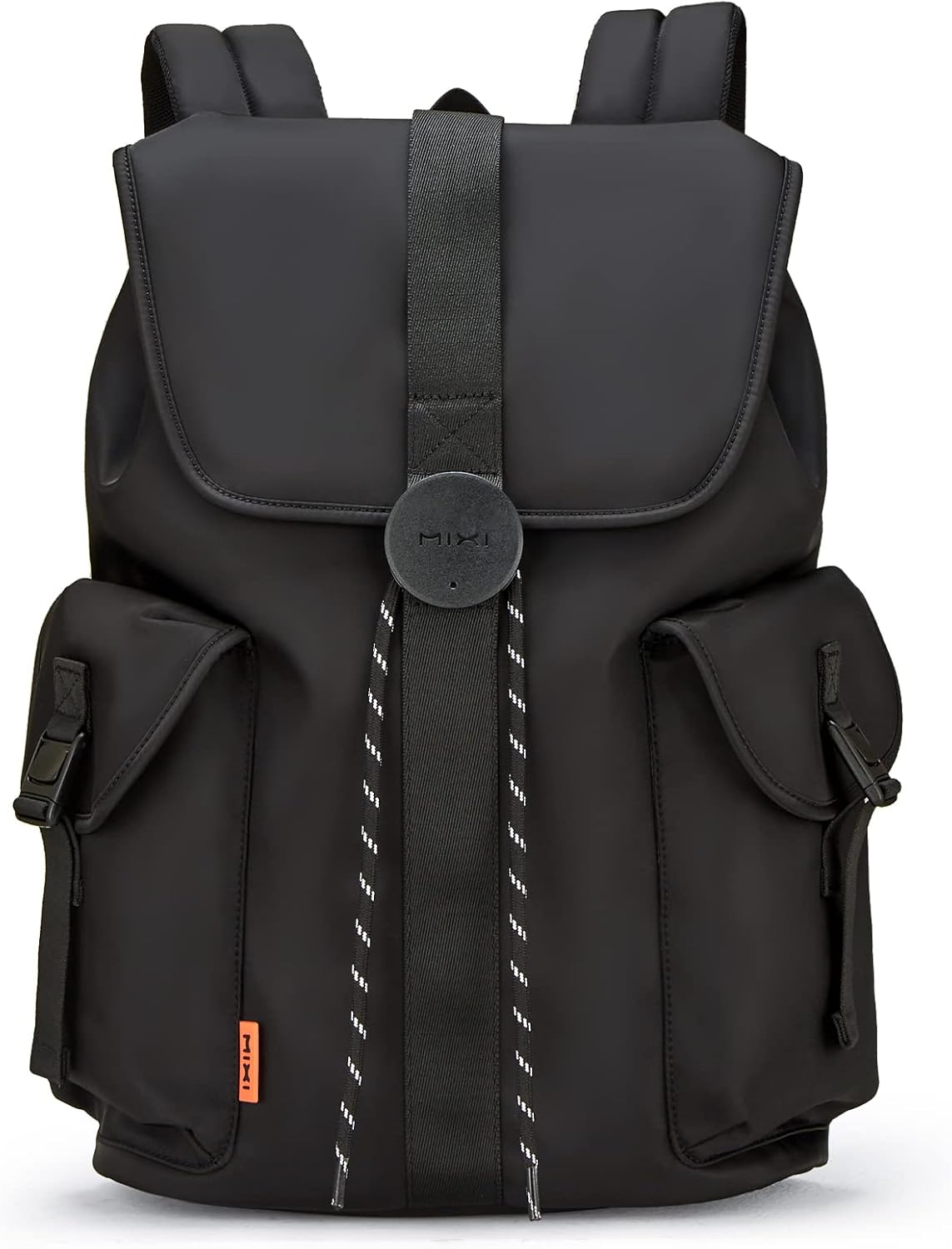 mixi Travel Laptop Backpack for Women & Men Carry On Backpack fits 16'' Laptop, Waterproof Lightweight Casual Hiking Weekender Bags Rucksack,17 Inch, Knight Black