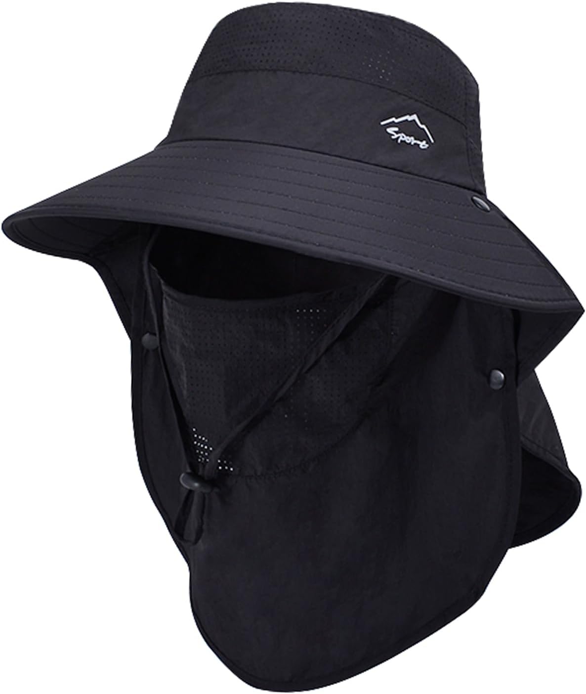 Sun Hat for Men Women with Neck Flap,UPF 50+ UV Protective Hiking Fishing Hats,Wide Brim Sun Hat for Women&Men