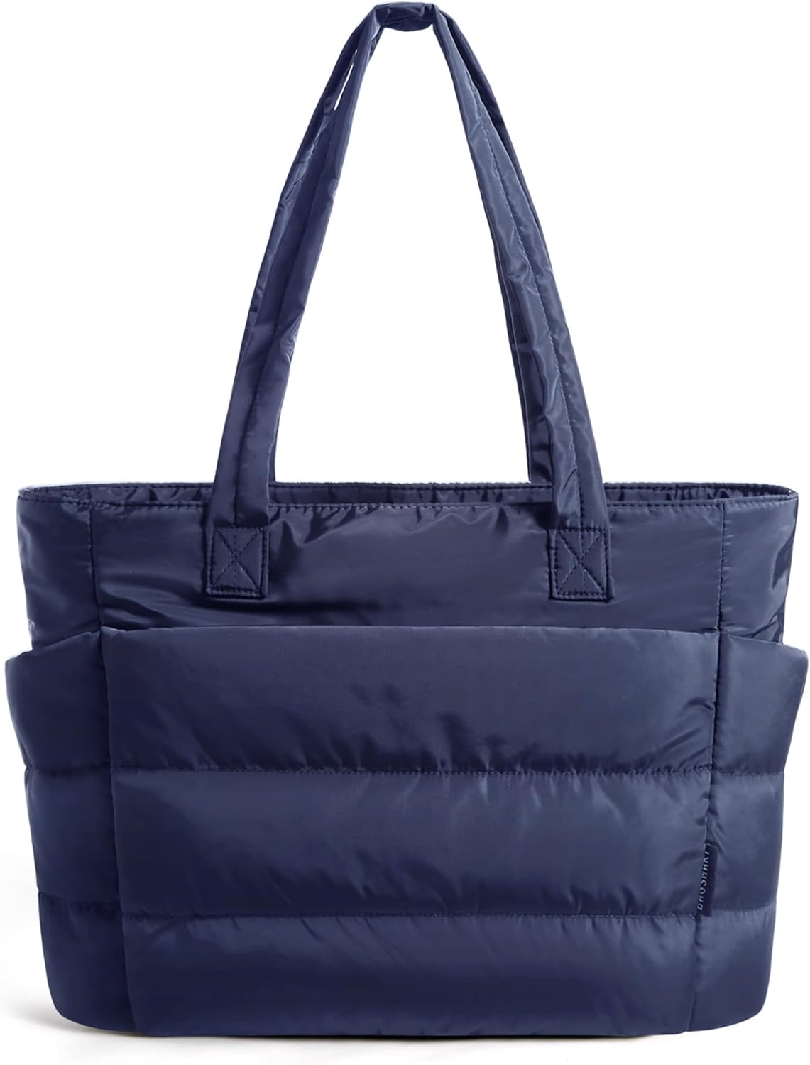 BAGSMART Tote Bag for Women, Lightweight Puffy Tote Bag with Compartments Shoulder Bag Handbag for Travel, Work, Gym,
