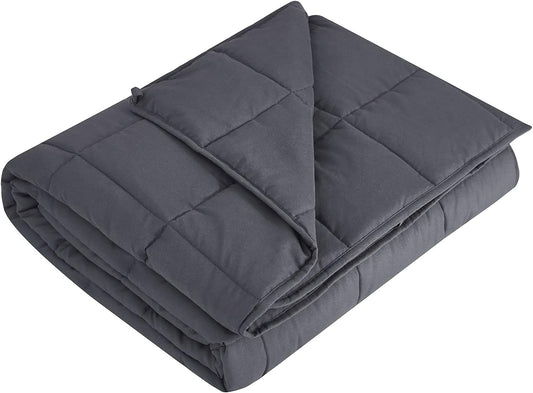 L'AGRATY Weighted Blanket - 36"x48" 5lbs Weighted Blanket Microfiber Material with Glass Beads Small Blanket for All-Season Summer Fall Winter Soft Thick Blanket