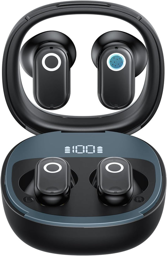 AI Translation Earbuds Real Time, 139 Language Translator Earbuds TWS 3-in-1 Translation Headphones, Translation Device for Travel Business Learning Compatible with iOS and Android, Black